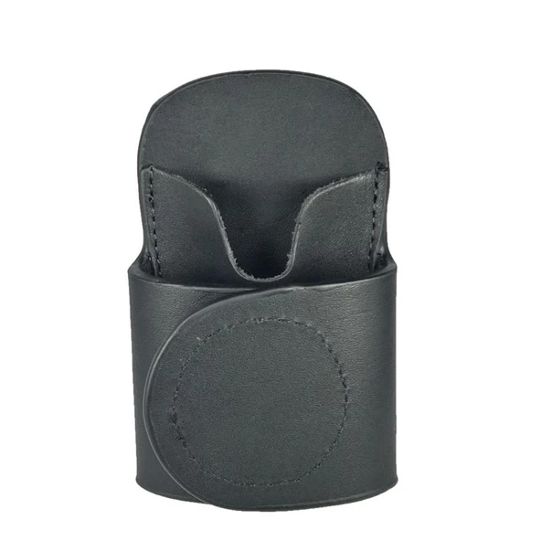 Hakiki Deri Stetoskop Tutucu Organizer Holder Siyah - 4
