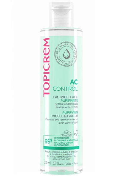 TOPICREM AC Control Purifying Micellar Water 200 ml