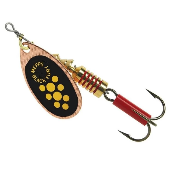 Mepps Black Fury Bakır Sarı No:1(3.5g) Döner Olta Kaşığı ürün görseli