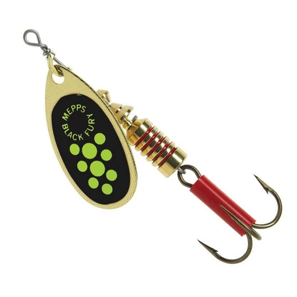 Mepps Black Fury Sarı Yeşil No:3(7g) Döner Olta Kaşığı ürün görseli