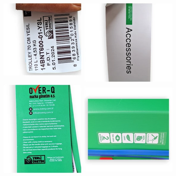 BENETTON 76CM BÜYÜKBOY VALİZ - 9