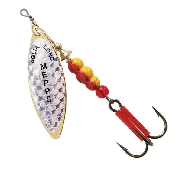 Mepps Longue Rainbo Sarı Gümüş No:2(7.2g) Döner Olta Kaşığı ürün görseli