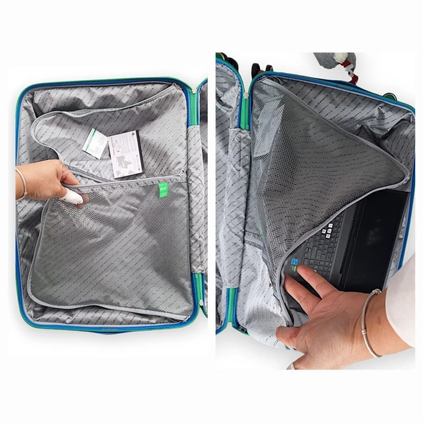 BENETTON 76CM BÜYÜKBOY VALİZ - 7