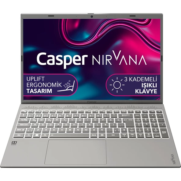 Nirvana C550.1255-DF00X-G-F Intel Core i7-1255U 32GB RAM 1TB NVME SSD GEN4 Freedos