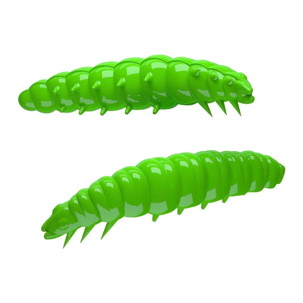 Libra Lures Larva Garlic(Sarımsak Aromalı) Hot Green 4.5 cm Suni Yem