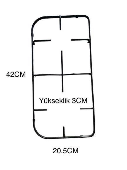 Set Üstü Ocak Izgarası 42Cm-20.5Cm-3Cm