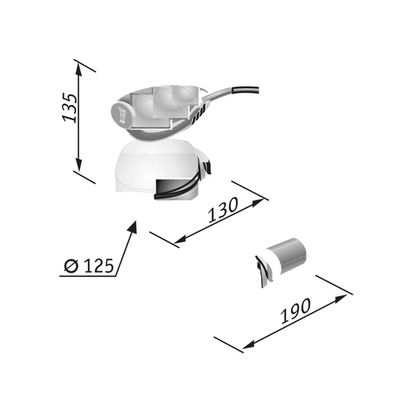 FLEX  XS 713 230 W Eksantrik Zımpara Makinesi - 5