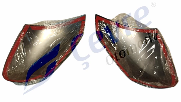 Ayna Koruma Kapağı Paslanmaz Çelik Takım  - Renault Megane 3 - Resim 3