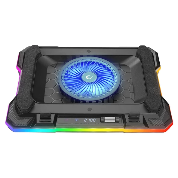 Rampage Cyclone S49 RGB Fanlı 14"-19'' LED Ekranlı Notebook Soğutucu