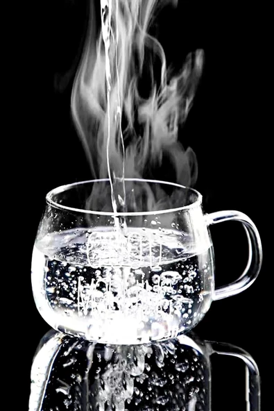 4lu Good Morning Kupa Cam Bardak Isıya Dayanıklı Kulplu Stil Kahve Sunum Kahvaltı Süt Bardağı 350ml - 4