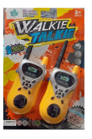 Ayda Oyuncak Telsiz, Walkie Talkie, Açık Alanda 100 Metre