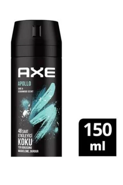 Ayda Erkek Sprey Deodorant Apollo 48 Saat Etkileyici Koku Vücut Spreyi 150 mL X 3ADET