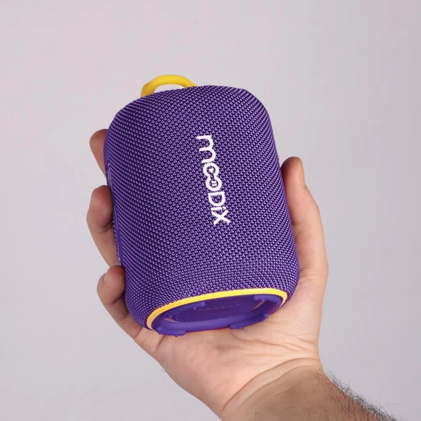 Moodix KI23KSV6 Bluetooth Hoparlör Mor 10W IPX6 Suya Dayanıklı - 9