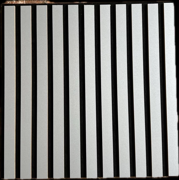 Renkli Duvarlar Metal Gri Akustik Panel 3mm Keçe ve 8mm Mdflam Pinterest Salon Ofis Duvar Paneli 50X50cm 1 Adet - Resim 2