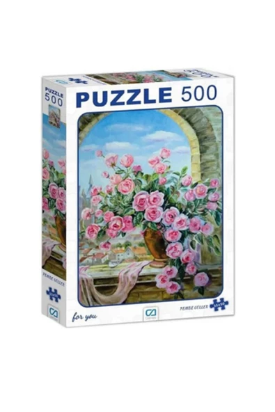 Ayda CA Games 500 Parça Pembe Güller Puzzle