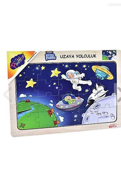 Ayda PlayWood Uzaya Yolculuk Ahşap Puzzle