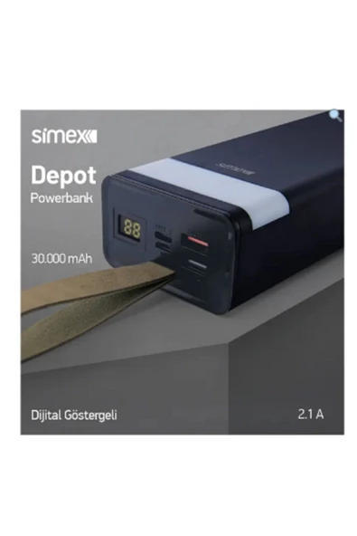 Ayda Depot Powerbank Taşınabilir Güç Kaynağı 30,000 Mah S-29