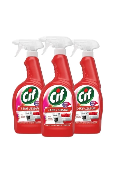 Cif Sprey Yüzey Ve Kumaş Lekeleri Için Leke Uzmanı 750 ml X3 - Resim 2