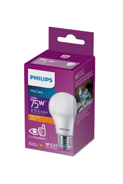 Ayda Philips 75W Led Ampul, 6500K Beyaz Işık, E27 Normal DuyX 3 ADET