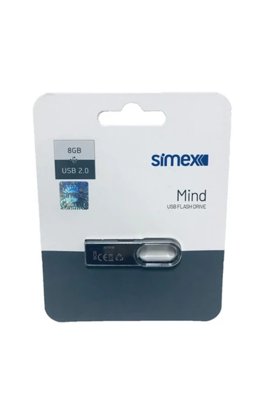 Ayda Simex 8gb Mind Secure+ 2.0 Metal USB Flash Bellek