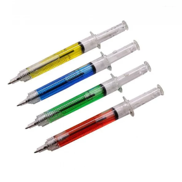Şırınga Kalem Versatil Mekanik Uçlu Kalem 0.7 Uç - 4 Adet - Resim 2
