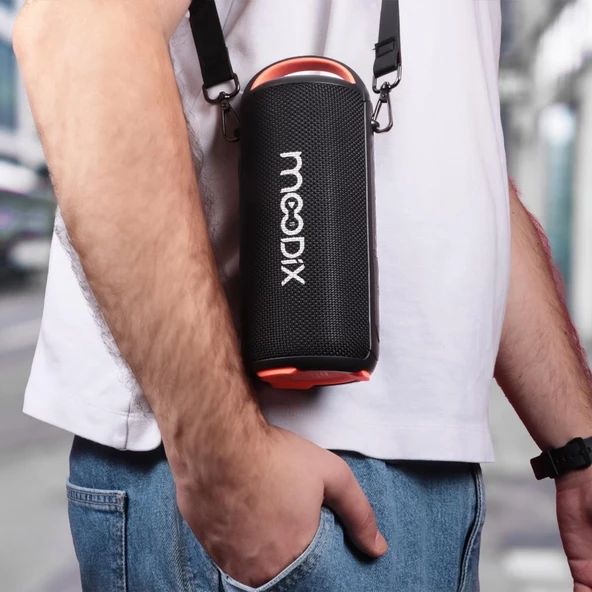 Moodix KI23KS162 Bluetooth Hoparlör Siyah 10W*2 IPX6 Suya Dayanıklı - 10