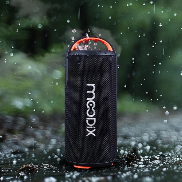 Moodix KI23KS162 Bluetooth Hoparlör Siyah 10W*2 IPX6 Suya Dayanıklı - 11