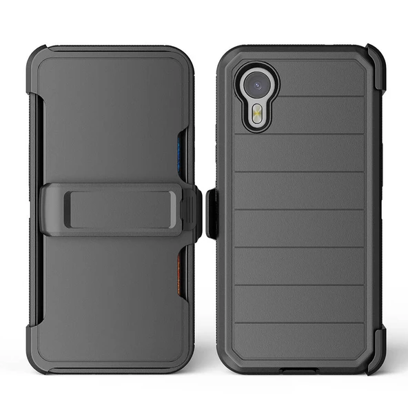 Galaxy XCover7 Pro Kılıf Zore Double Clip Kapak - 3