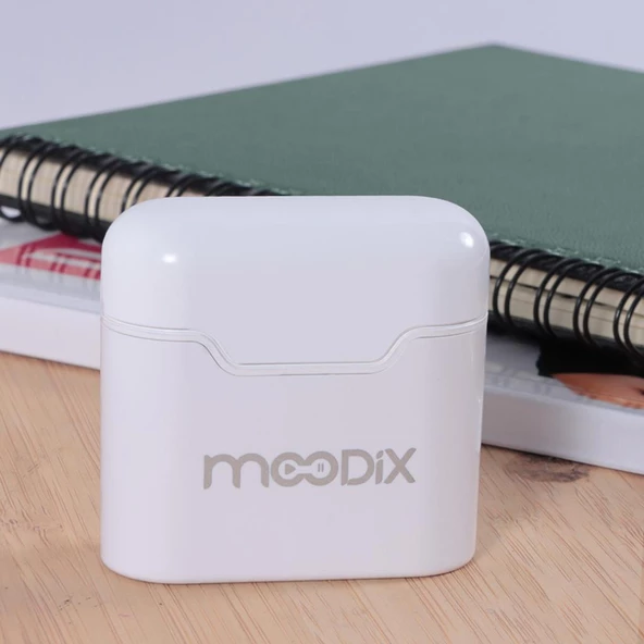 Moodix KI23KT03 Bluetooth Kulakiçi Kulaklık Beyaz - 5