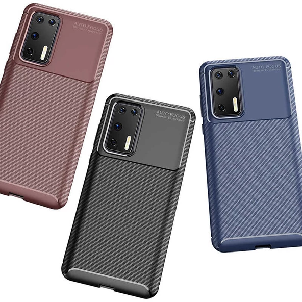 Huawei P40 Kılıf Negro Silikon Kapak Kılıf - Resim 10