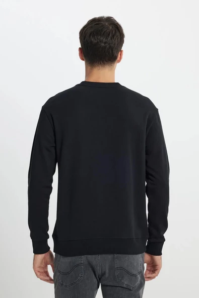 Lee Regular Fit Normal Kesim %100 Pamuk Sıfır Yaka Sweatshirt - 6