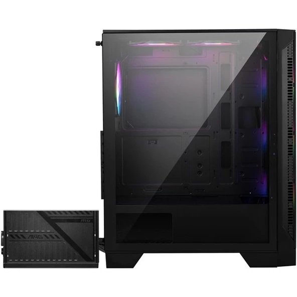 MSI 650W 80+ BRONZE MAG FORCE 120A B65 GAMING MID-TOWER PC KASASI - Resim 3