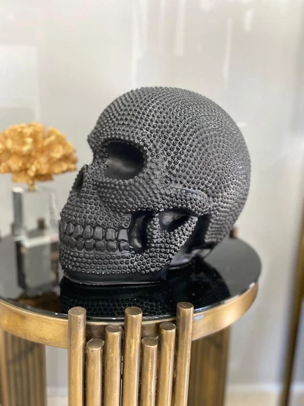 Büyük Kurukafa, İskelet Dekoratif Aksesuar Biblo Heykel - 3