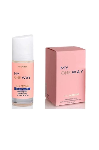 No Nome Roll-On Women My One Way 40 ml + My One Way Parfüm 30 ml 2'li Set