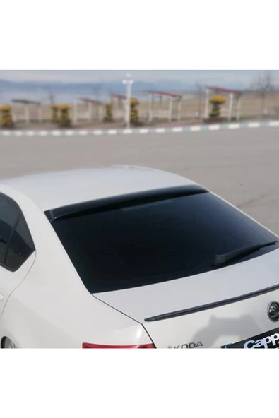 Skoda Octavia Arka Cam Üstü Spoiler 2013-2019 Arası Uyumlu - 4