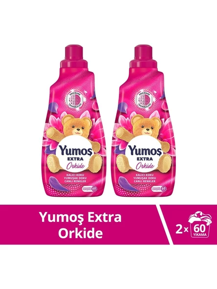 Yumoş Extra Orkide Konsantre Çamaşır Yumuşatıcı 1440 ml 60 Yıkama X2