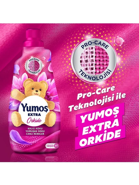 Yumoş Extra Orkide Konsantre Çamaşır Yumuşatıcı 1440 ml 60 Yıkama X2 - 3