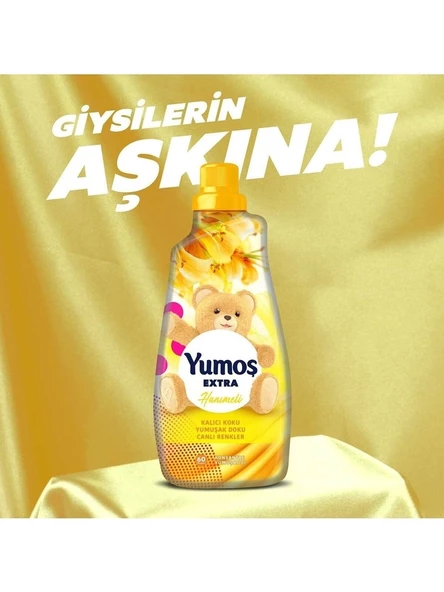 Yumoş Extra Konsantre Çamaşır Yumuşatıcısı Hanımeli 1440 ml 3 Adet - 3