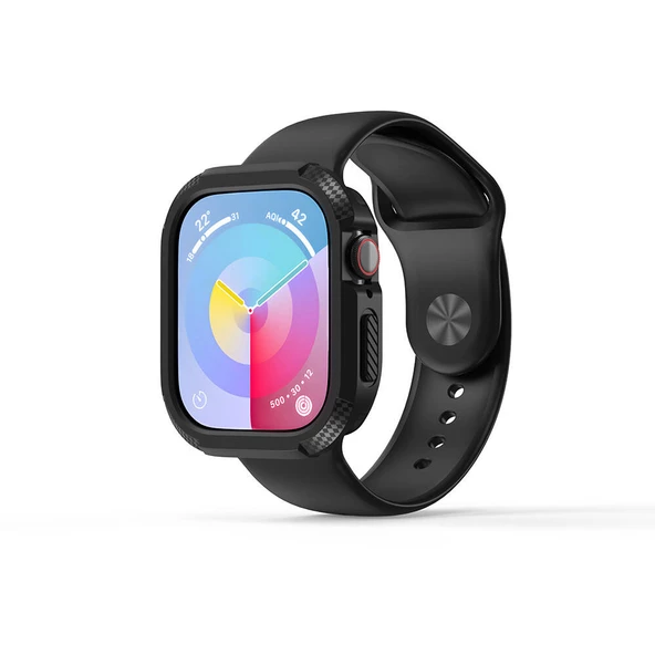 Apple Watch 10 46mm Silikon TPU Kasa Koruyucu Zore Watch Gard 17