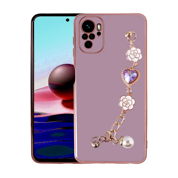 Xiaomi Redmi Note 10 Kılıf El Tutamaçlı Kamera Korumalı  Taka Silikon Kapak - 4