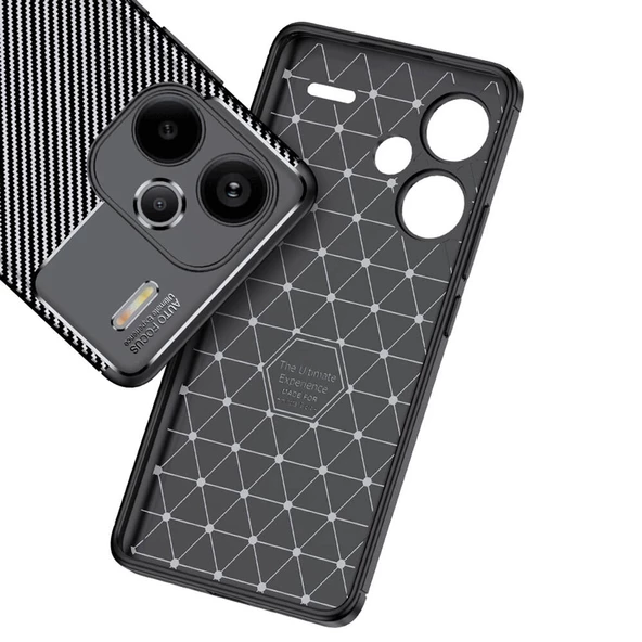 Xiaomi Redmi Note 13 Pro Plus 5G Kılıf Zore Negro Silikon Kapak - 5