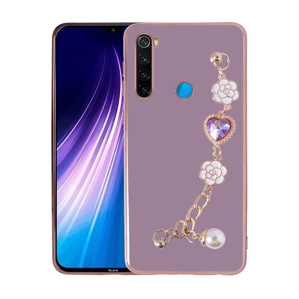 Xiaomi Redmi Note 8 Kılıf El Tutamaçlı Kamera Korumalı  Taka Silikon Kapak