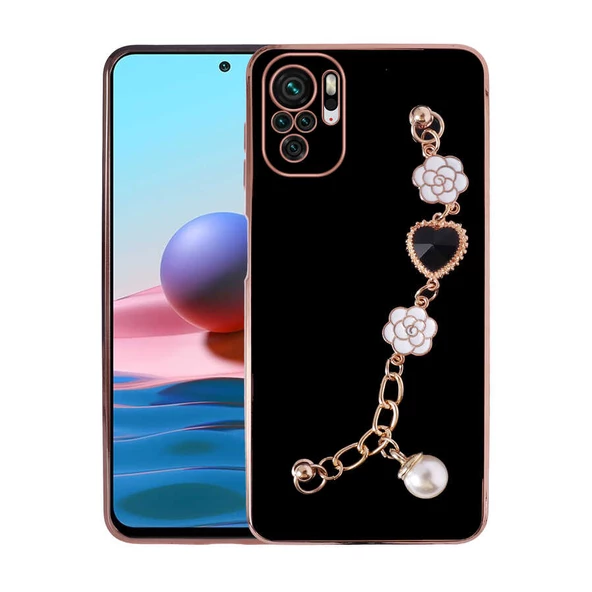 Xiaomi Redmi Note 10 Kılıf El Tutamaçlı Kamera Korumalı  Taka Silikon Kapak - 3
