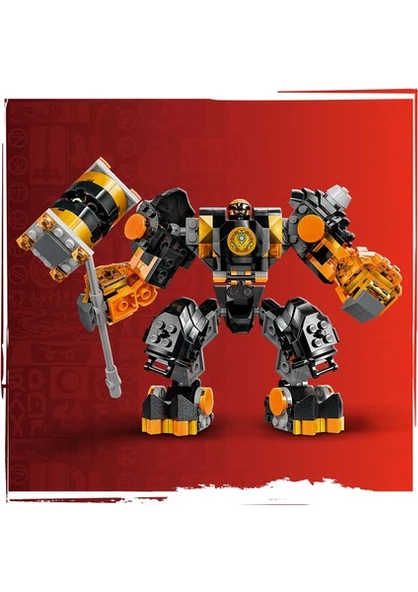 LEGO NINJAGO® Cole un Toprak Elementi Robotu 71806 - 7 Yaş ve Üzeri Çocuklar için Aksiyon Figürü İçeren Yaratıcı Oyuncak Yapım seti (235 Parça) - 6