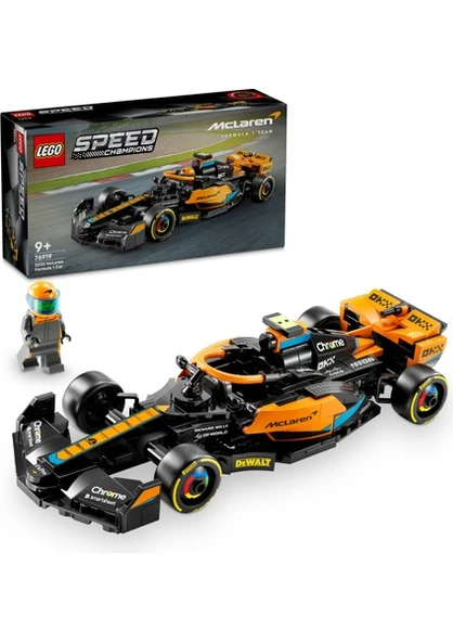 LEGO Speed Champions 2023 Mclaren Formula 1 Yarış Arabası Set 76919 - 9 Yaş ve Üzeri Çocuklar Için Koleksiyonluk ve Sergilenebilir Yaratıcı Oyuncak Model Yapım Seti (245 Parça)