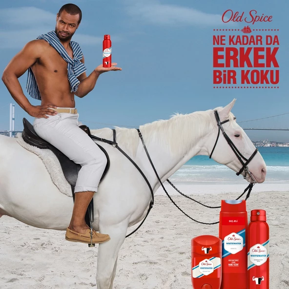 Old Spice Duş Jeli 400 ml + Sprey Deo 150 ml + White W Deo Stick 50 ml - 5
