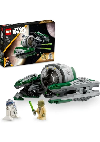 LEGO Star Wars# Yoda'nın Jedi Starfighter'ı # Klon Savaşları 75360 - 8 Yaş ve Üzeri Star Wars Hayranı Çocuklar Için Yaratıcı Oyuncak Yapım Seti (253 Parça)