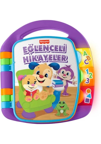 Fisher-Price Eğlen&Öğren  Eğitici Hikaye Kitabı (Türkçe), 6 - 36 aylık, FRC73