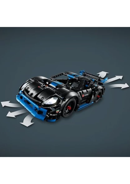 LEGO Technic Porsche Gt4 E-Performance Yarış Arabası 42176 - 10 Yaş ve Üzeri Çocuklar Için Oyuncak Uzaktan Kumandalı Araba Yapım Seti (834 Parça) - 4