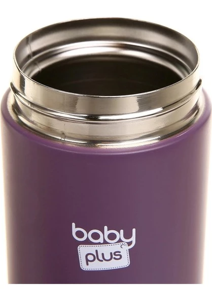 Baby Plus Paslanmaz Çelik Bebek Mama Saklama Termosu 350 ml - 3